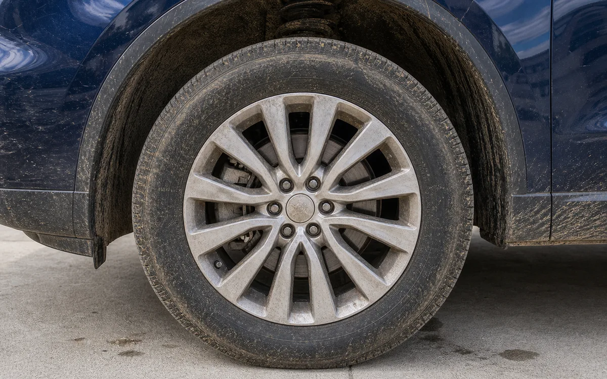 Wheels & Tires before detailing